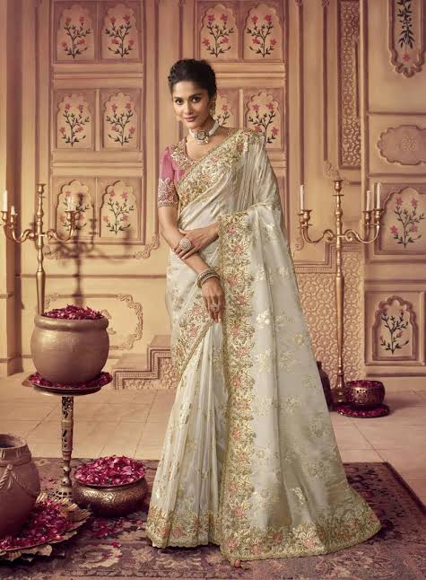 Shrimati Traditional Festive Silk Saree